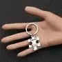 CYTING Stainless Steel Burrito Taco Taquito Matching Puzzle Piece Keychain Set Family Jewelry Gift for Dad mom Son/Daughter