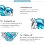 FOREVER QUEEN Mermaid Charms fit Pandora Charms Bracelet 925 Sterling Silver Charms Bead CZ Heart Shape Blue Enamel Bead Ocean Sea Charm for Snake Bracelets Necklace Women Girls Gift (Mermaid Charm)