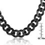 West Coast Jewelry | Crucible Stainless Steel Cuban Curb Chain Necklace (14 mm) - 24''