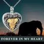 ONEFINITY Elephant Urn Necklaces for Ashes Sterling Silver Cremation Jewelry for Ashes Heart Memory Jewelry for Women ONEFINITY Elephant Urn Necklaces for Ashes Sterling Silver Cremation Jewelry for Ashes Heart Memory Jewelry for Women