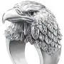 Vintage Hawk Eagle Ring for Men, Viking Eagle Head Rings, USA Flying American Bald Eagle Ring, Gothic Eagle Amulet Ring, Punk Animal Eagle Jewelry Gift for Veterans Men Boys Vintage Hawk Eagle Ring for Men, Viking Eagle Head Rings, USA Flying American Bald Eagle Ring, Gothic Eagle Amulet Ring, Punk Animal Eagle Jewelry Gift for Veterans Men Boys