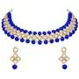 Aheli Elegant Indian Faux Kundan Studded Necklace Earring Set Bollywood Wedding Party Wear Ethnic Fashion Jewelry for Women Aheli Elegant Indian Faux Kundan Studded Necklace Earring Set Bollywood Wedding Party Wear Ethnic Fashion Jewelry for Women