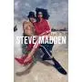 Steve Madden Womens Floral Design With Red Rhinestone Teardrop Dangle Charm Yellow Gold-Tone Large Hoop Earrings, One Size