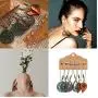 36 pairs Boho Classic Vintage Drop Dangle Earrings Set for Women Girls National Style Hollow Heart Shaped Alloy Studs Wood Leaf Handmade beading Eardrop 36 pairs Boho Classic Vintage Drop Dangle Earrings Set for Women Girls National Style Hollow Heart Shaped Alloy Studs Wood Leaf Handmade beading Eardrop