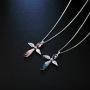 HERAYLI Guardian Angel Pendant Necklace for Women/Girls, Made with Swarovski Crystal Necklace Jewelry