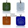 Moneta Jewelry, Recycled Glass Tree of Life Pendant Necklace, Handmade, Fair Trade, Unique Gift