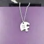 Charm.L Grace 3 Piece of Big Sis Middle Sis Lil Sister Necklace Keychain Set Heart Shape Puzzle