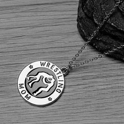 Sportybella Wrestling Charm Necklace- Wrestling Jewelry for Wrestlers Moms
