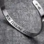 Inspirational Jewelry for Women Cuff Bangle Bracelets Stainless Steel Gifts Engraved Message Inspirational Jewelry for Women Cuff Bangle Bracelets Stainless Steel Gifts Engraved Message