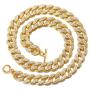 HaHaGirl Cuban Link Chain for Men Iced Out,Gold Silver Finish Rhinestones Cuban Link Chain Miami Choker Necklace Bracelet,Cz Prong Set,Fashion Accessory for Hip Hop Lovers