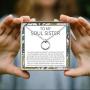 Soul Sisters Necklace - Best Friend Gift Jewelry, Long Distance, Friends Forever, Present Heartfelt Card & Jewelry Gift ideas for Birthday, Holidays & More