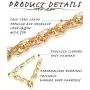 Hanpabum Gold Plated Chunky Rope Chain Necklace and Large Hollow Casting Triangle Bamboo Hoop Earrings Set for Men Women Costume Jewelry Punk Hip Hop Rapper Style Hanpabum Gold Plated Chunky Rope Chain Necklace and Large Hollow Casting Triangle Bamboo Hoop Earrings Set for Men Women Costume Jewelry Punk Hip Hop Rapper Style