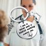 PENQI Nurse Mom Gift Jewelry I Am a Mom and A Nurse Nothing Scares Me Nursing Keychain Nurse Mom Gifts from Son Daughter