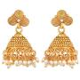 Aheli Indian Ethnic Wedding Wear Faux Pearl Necklace Jhumki Earring Set Bollywood Party Wear Fashion Jewelry for Women