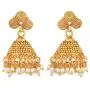 Aheli Indian Ethnic Wedding Wear Faux Pearl Necklace Jhumki Earring Set Bollywood Party Wear Fashion Jewelry for Women