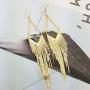 SELOVO Fish Hook Fishhoop Dangling Chain Tassel Dangle Earrings