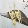 SELOVO Fish Hook Fishhoop Dangling Chain Tassel Dangle Earrings SELOVO Fish Hook Fishhoop Dangling Chain Tassel Dangle Earrings