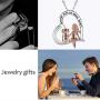 CBrands Sterling Silver Love Heart Engraved Girl Kiss Dog Pendat Necklace Jewelry Gifts for Women Her Girlfriends Wife (Rose Gold)