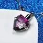Cat Eye Jewels Memorial Cremation Urn Keepsake Ash Holder Heart Birthstone Pendant Necklace for Ashes for Men Women with Funnel Kit Cat Eye Jewels Memorial Cremation Urn Keepsake Ash Holder Heart Birthstone Pendant Necklace for Ashes for Men Women with Funnel Kit