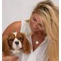 MyNameNecklace Personalized Necklace with Paw Print - Engrave Your Pets Name on Silver Disc - Jewelry Gift