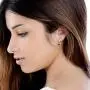 Disney Minnie Mouse Birthstone Jewelry for Women and Girls, Minnie Mouse Crystal Hoop Earrings