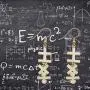 BAUNA Multiplication Subtraction Dangle Stud Earring Mathematics Symbol Earrings For Math Enthusiasts Teachers