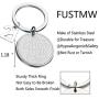 FUSTMW 21st Birthday Keychain Happy 21st Birthday Gifts Turning 21 Birthday Jewelry Gifts Inspirational Gifts