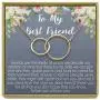 IDLAN Best Friend Necklace BFF Gift Long Distance Going Away Gift Friendship Quotes Gifts 2 Interlocking Infinity Circles Graduation Gift IDLAN Best Friend Necklace BFF Gift Long Distance Going Away Gift Friendship Quotes Gifts 2 Interlocking Infinity Circles Graduation Gift
