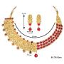 Aheli Necklace Earrings Set Indian Wedding Traditional Ethnic Fashion Jewelry for Women