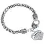 Skyrim Fashion Heart-Shape Comadre Words with Clear Crystal Wheat Chain Bracelet Jewelry Skyrim Fashion Heart-Shape Comadre Words with Clear Crystal Wheat Chain Bracelet Jewelry