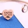 Belingry Rose Gold Inspirational Faith Bracelet Jewelry Mustard Seed Flexible Bracelets Belingry Rose Gold Inspirational Faith Bracelet Jewelry Mustard Seed Flexible Bracelets