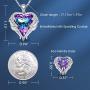 CDE Angel Wing Love Heart Necklaces and Earrings Silver Tone/Gold Tone Jewelry Sets Birthday/Anniversary Valentines Day Jewelry Gifts for Women Mom/Wife/Sister/Best Friend