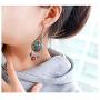 Ethnic Retro Bohemian Droplets Color Dress Mexico Gypsy Dangle Earrings