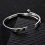 YCSLYW Love Friendship Bracelet Bracelet, with Cubic Zirconia Stainless Steel HingeJewelry, Crystal Oval Bracelet, is The Best Choice for Birthday Gifts and Valentines Day Gifts