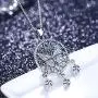 Aniu Butterfly Dream Catcher Necklace for Women, S925 Sterling Silver Feathers Girls Pendant (with Gift Box and 18 Inch Chain) Aniu Butterfly Dream Catcher Necklace for Women, S925 Sterling Silver Feathers Girls Pendant (with Gift Box and 18 Inch Chain)