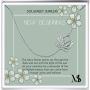 SOULMEET Sterling Silver Yoga Lotus Flower Necklace for Women Girls with Inspirational Quote on Gift Card, Happy Birthday Gifts for Mom Daughter