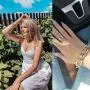 17IF Gold Silver Layered Bracelets for Women, Charm Multilayered Style Punk Link Chain Hip Hop Snake Calvice Chain Cool Sparkling Cuban Bracelet Jewelry for Men Girl 17IF Gold Silver Layered Bracelets for Women, Charm Multilayered Style Punk Link Chain Hip Hop Snake Calvice Chain Cool Sparkling Cuban Bracelet Jewelry for Men Girl