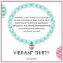 SOLINFOR 30th Birthday Gifts for Women - Amazonite Beads Bracelet - 30 Years Old Jewelry Gift Idea for Her