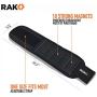 RAK Magnetic Wristband with Strong Magnets for Holding Screws, Nails, Drill Bits for DIY Handyman, Father/Dad, Husband, Boyfriend, Him, Men, Women (Black)