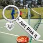 HOLLP Pickleball Jewelry Pickleball Players Gifts Just Dink It Keychain Pickleball Lovers Gift