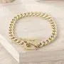 CIUNOFOR Square Toggle Clasp Chain Bracelet Chunky Miami Cuban Link for Women Girls 14K Gold Plated Stainless Steel Vintage Curb Chain CIUNOFOR Square Toggle Clasp Chain Bracelet Chunky Miami Cuban Link for Women Girls 14K Gold Plated Stainless Steel Vintage Curb Chain