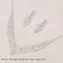 Unicra Bride Silver Necklace Earrings Set Crystal Bridal Wedding Jewelry Sets Rhinestone Bridesmaid Party Choker Necklace Drop Dangle Earrings Set for Women and Girls (Silver-2) Unicra Bride Silver Necklace Earrings Set Crystal Bridal Wedding Jewelry Sets Rhinestone Bridesmaid Party Choker Necklace Drop Dangle Earrings Set for Women and Girls (Silver-2)
