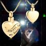 memorial jewelry Heart Shape Creamation Ash Jewelry Holder Necklace Always in My Heart for Ashes