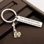 Zuo Bao Funny Giraffe Gifts Giraffe Jewelry Giraffe Lovers Gift I Bet Giraffes Don’t Even Know What Farts Smell Like Keychain Animal Keychain Gift for Best Friend