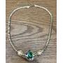 My Prime Gifts Bold Gold Designer Charm Necklace Jewelry Holds One 18-20 Snap Standard Ginger Style Charms
