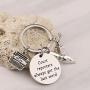 CENWA Court Reporter Gift Court Reporter Always Get The Last Word Keychain Stenographer Gift Retirement Gift for Court Reporter