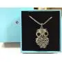 NEOGLORY Jewelry Full of Rhinestone Owl Long Chain Pendant Necklace 2 Colors with Jewelry Box NEOGLORY Jewelry Full of Rhinestone Owl Long Chain Pendant Necklace 2 Colors with Jewelry Box