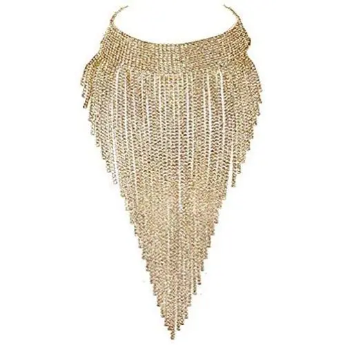 NABROJ Rhinestone Collar Body Necklaces Choker for Women Drag Graduation Jewelry Antique Tassel Necklace 4 Colors 1 Pc with Gift Box NABROJ Rhinestone Collar Body Necklaces Choker for Women Drag Graduation Jewelry Antique Tassel Necklace 4 Colors 1 Pc with Gift Box