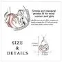 Dolphin Necklace Serling Silver Love Heart Dolphin Pendant Necklace Gifts for Women Teens Girls Dolphin Lover