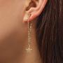Olbye Star Earrings Gold Star Drop Earrings Charm Earring Jewelry for Women and Girls